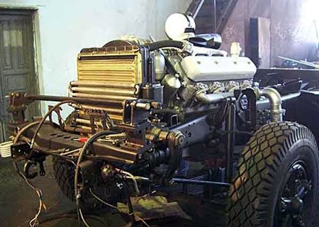Двигатель ЯМЗ-238 на грузовике КамАЗ-5410